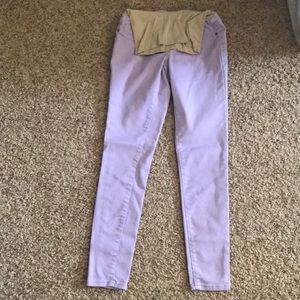 Motherhood Maternity Lavender Skinny Jeans